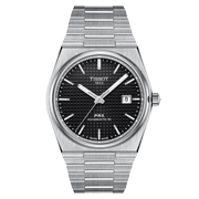 Tissot PRX Powermatic 80 40mm T137.407.11.051.00 - bracciale e cassa acciaio - quadrante nero con datario